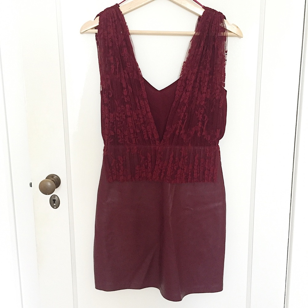 Zara Wine Dress NWOT